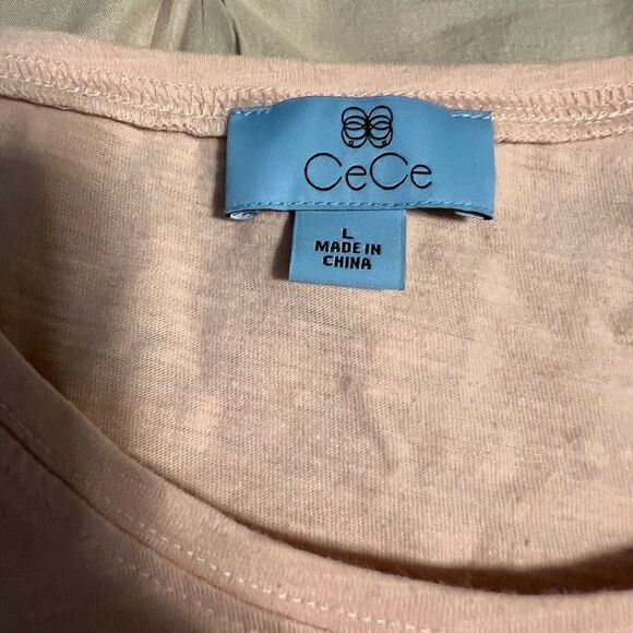 Ruffled Sleeve Blush Pink Top - Picture 2 of 4